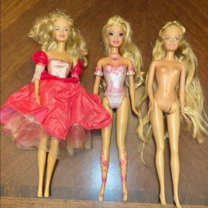 Barbie Fairytopia & 2 Additional Barbies (3)